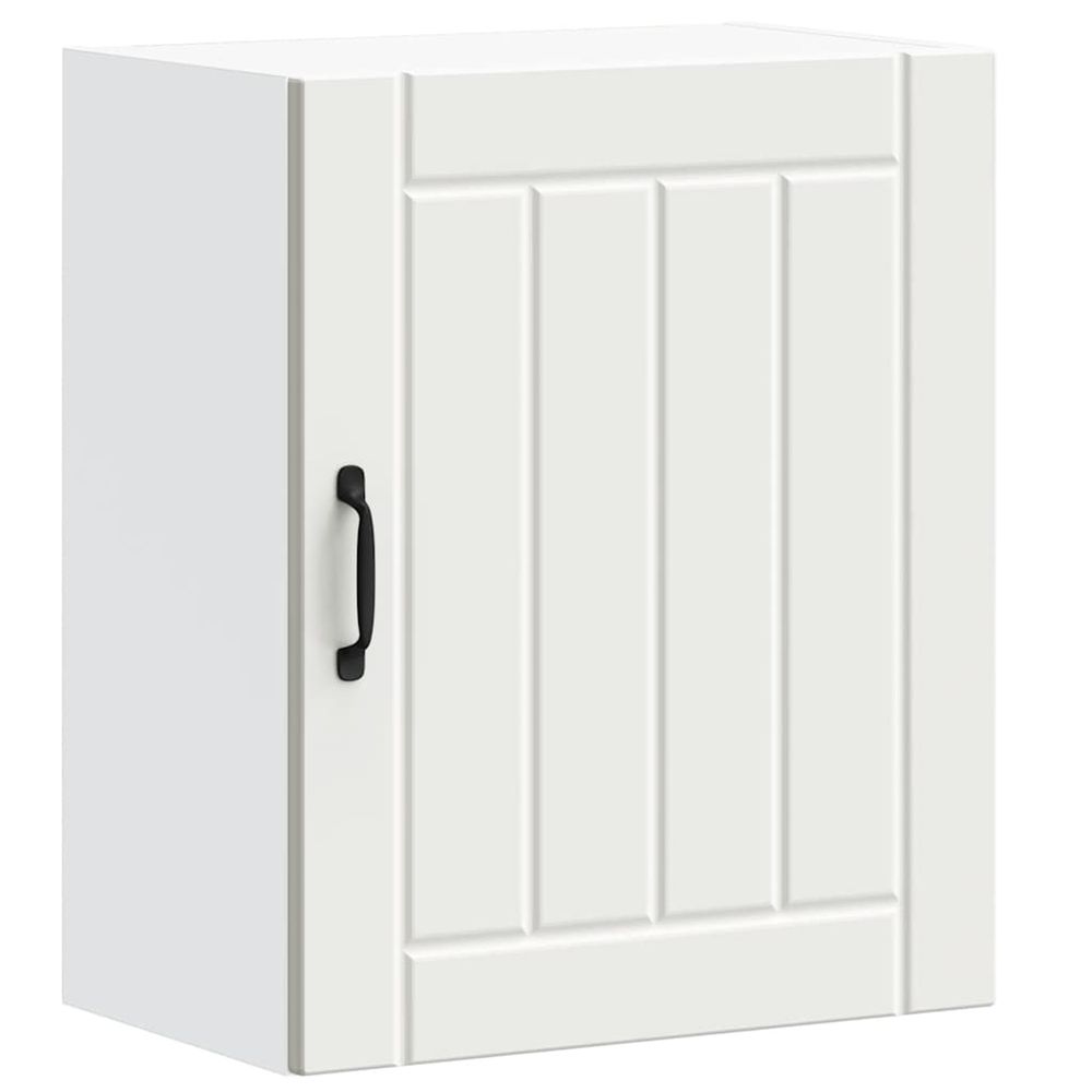 Armoire murale de cuisine lucca blanc bois d'ingénierie