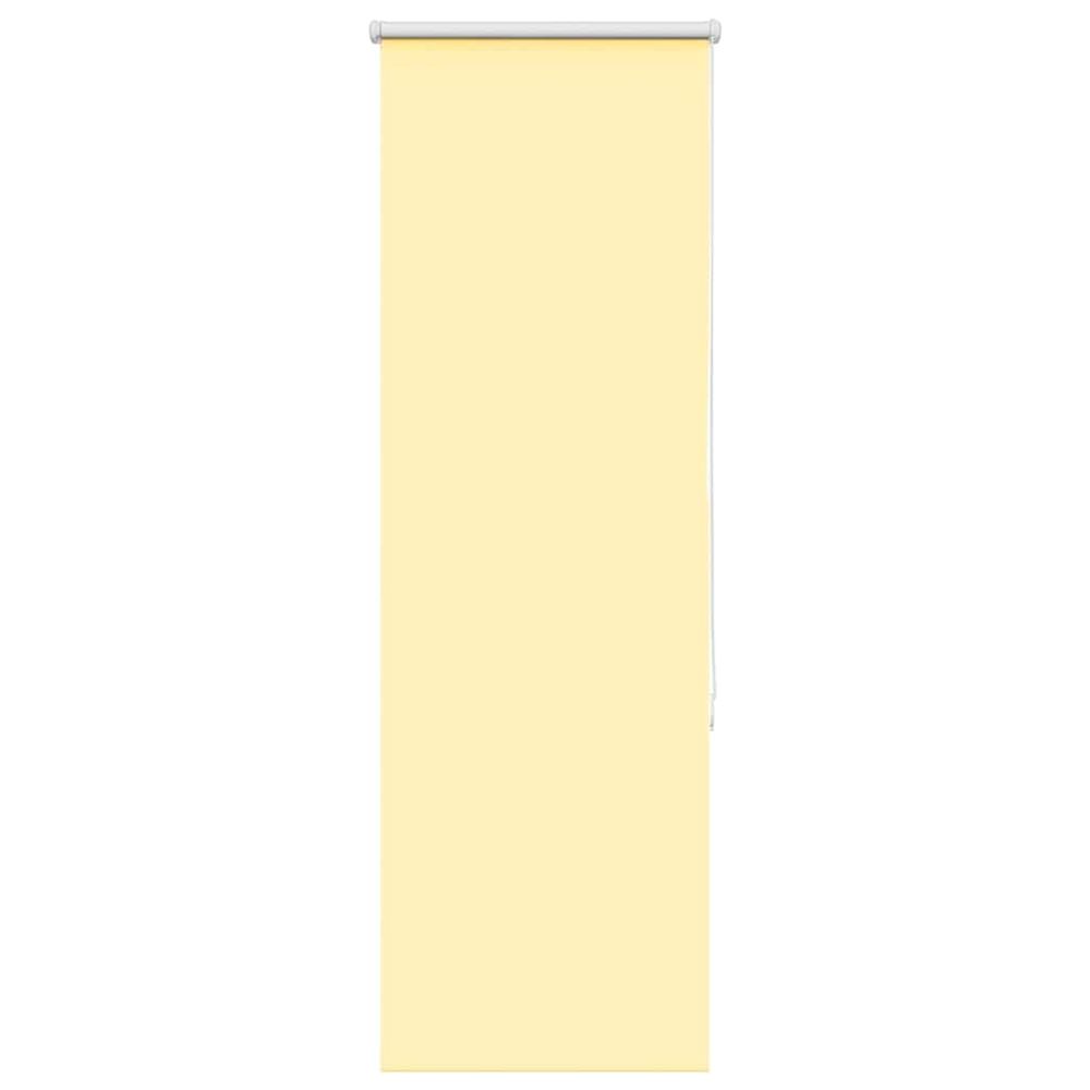 Store enrouleur occultant jaune largeur du tissu 35,7 cm