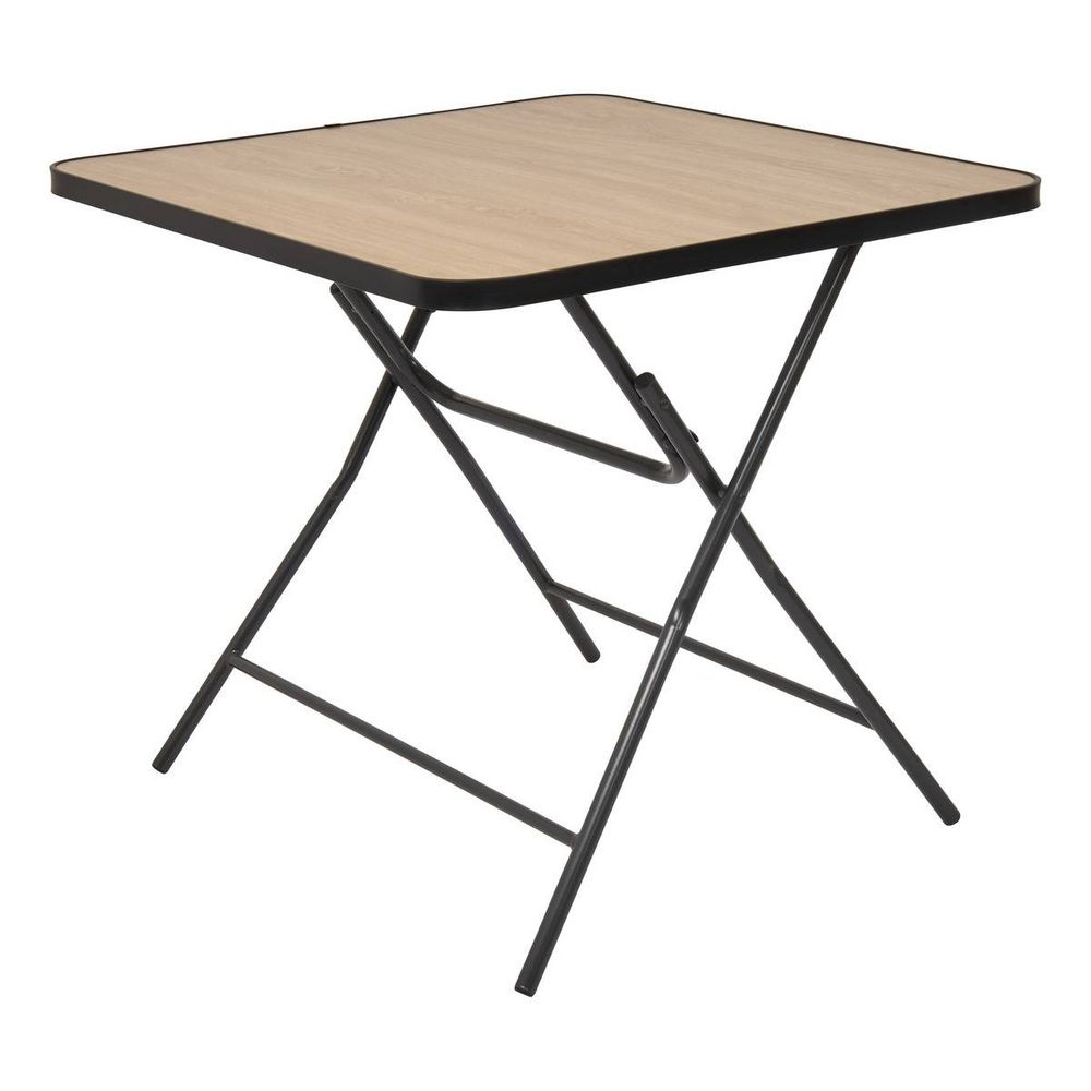 Table pliante 4 places flexy plus 80x80cm noir