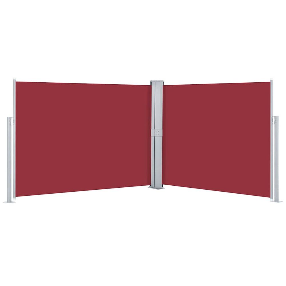 Brise vue latÃ©ral rÃ©tractable Rouge 140 x
