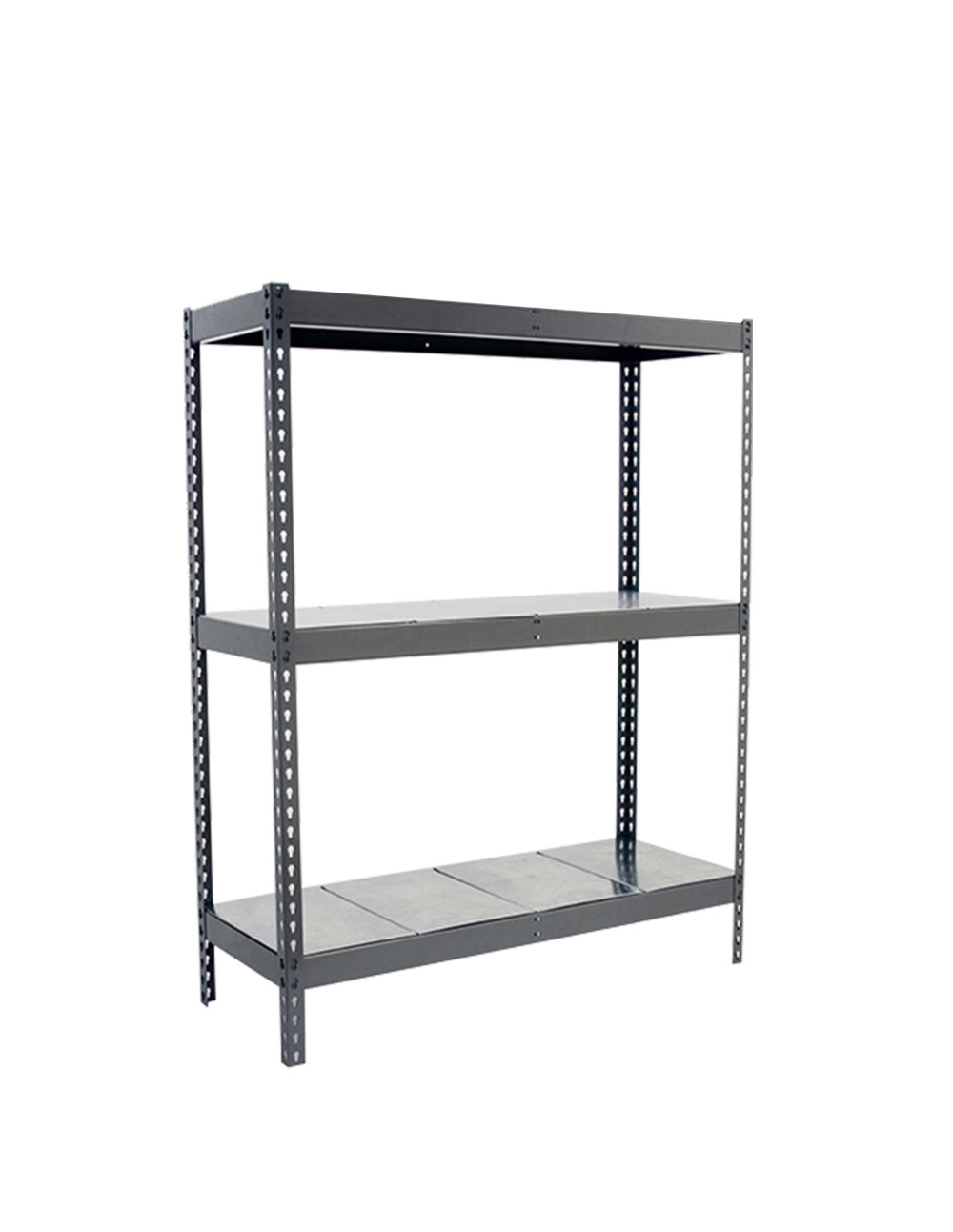 Etagère sans vis ecoforte 1804-3 metal gris/galva gris/galva 2000x1800x450 - simonrack