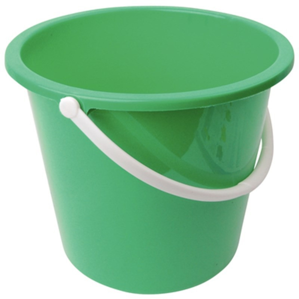 Seau rond en plastique 10l jantex vert