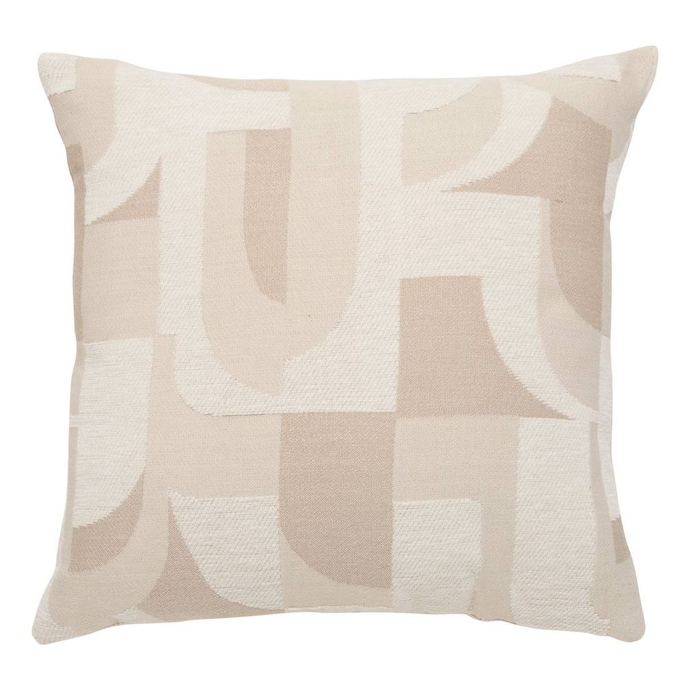 Coussin marlia carré 40x40cm beige