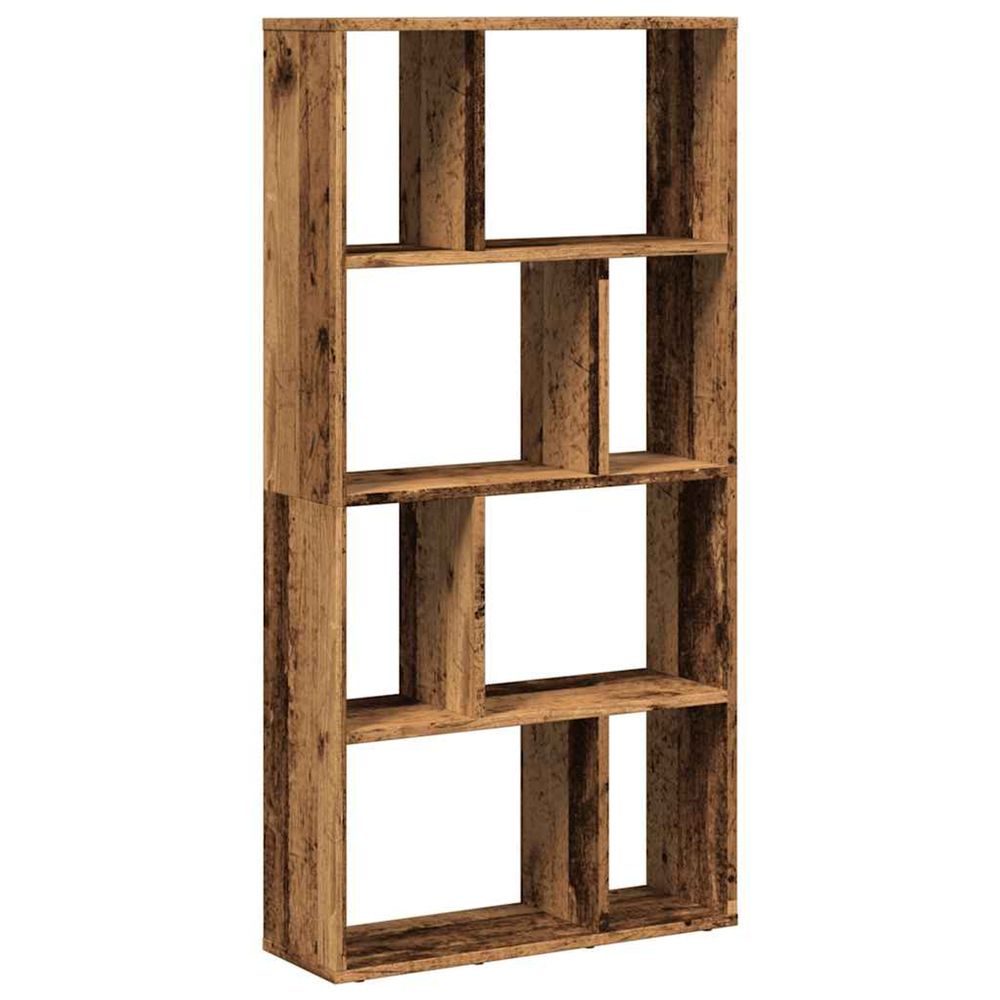 Bibliothèque vieux bois 60x20x120,5 cm bois d'ingénierie