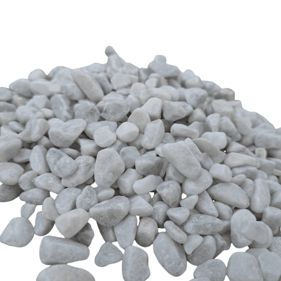 Galet blanc 8/12 mm – lot 2 sacs +/- 25 kg
