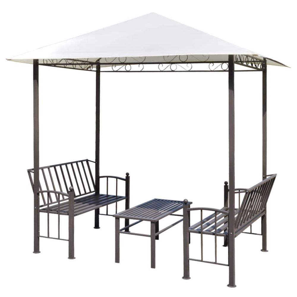 PAVILLON DE JARDIN AVEC TABLE-(866304)