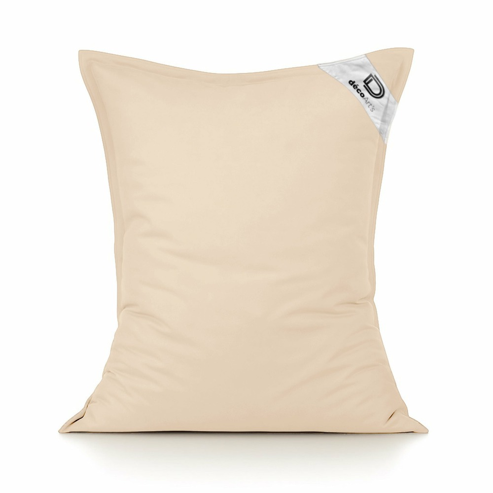 Housse pour pouf géant xl 120x80cm - beige