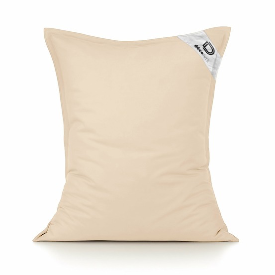Housse pour pouf géant xl 120x80cm - beige