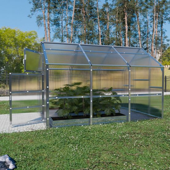 Serre en polycarbonate bernard 7,05m² (2,35x3m), 6mm