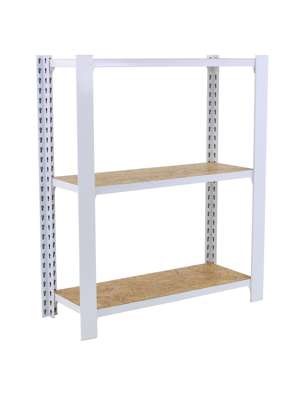 Etagère légère sans vis officlick 3/300 wood 800 blanc/osb blanc/osb 1000x800x300 - simonrack