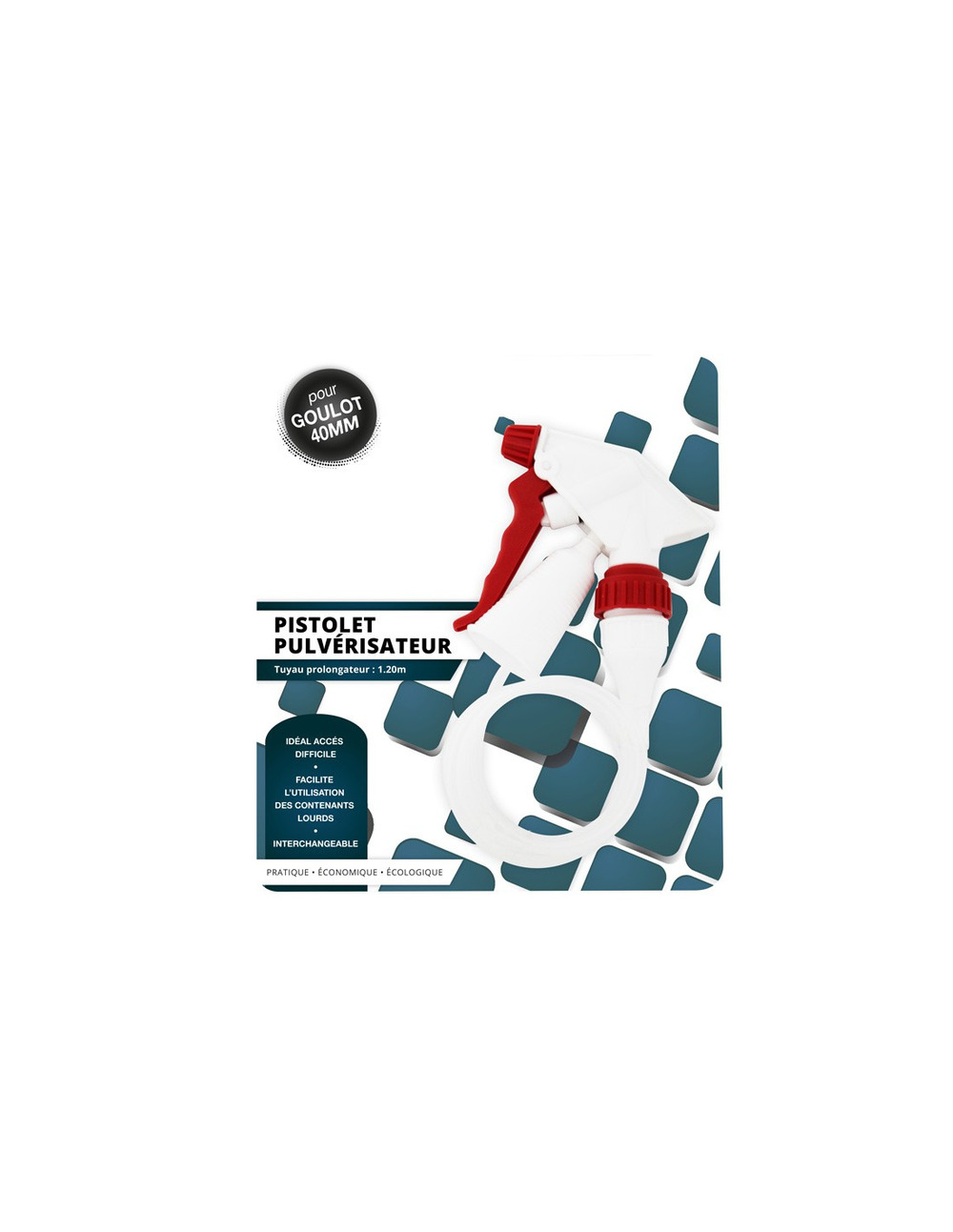 Pistolet pulvérisateur 1.2m