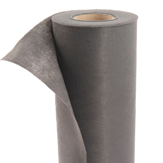 337,5 m² géotextile gris 120 g/m², largeur 1,5 m – feutre drainant, filtrant, séparateur et protecteur