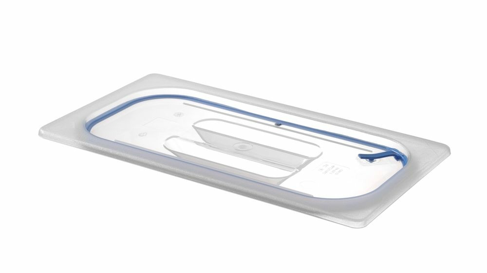 Couvercles pour bacs gn en polypropylène avec fermeture hermétique gn 1/2 transparent 325x265 mm - hendi