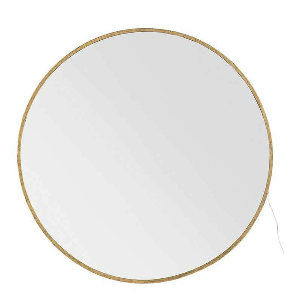 Miroir victoria rond led doré 90x3cm