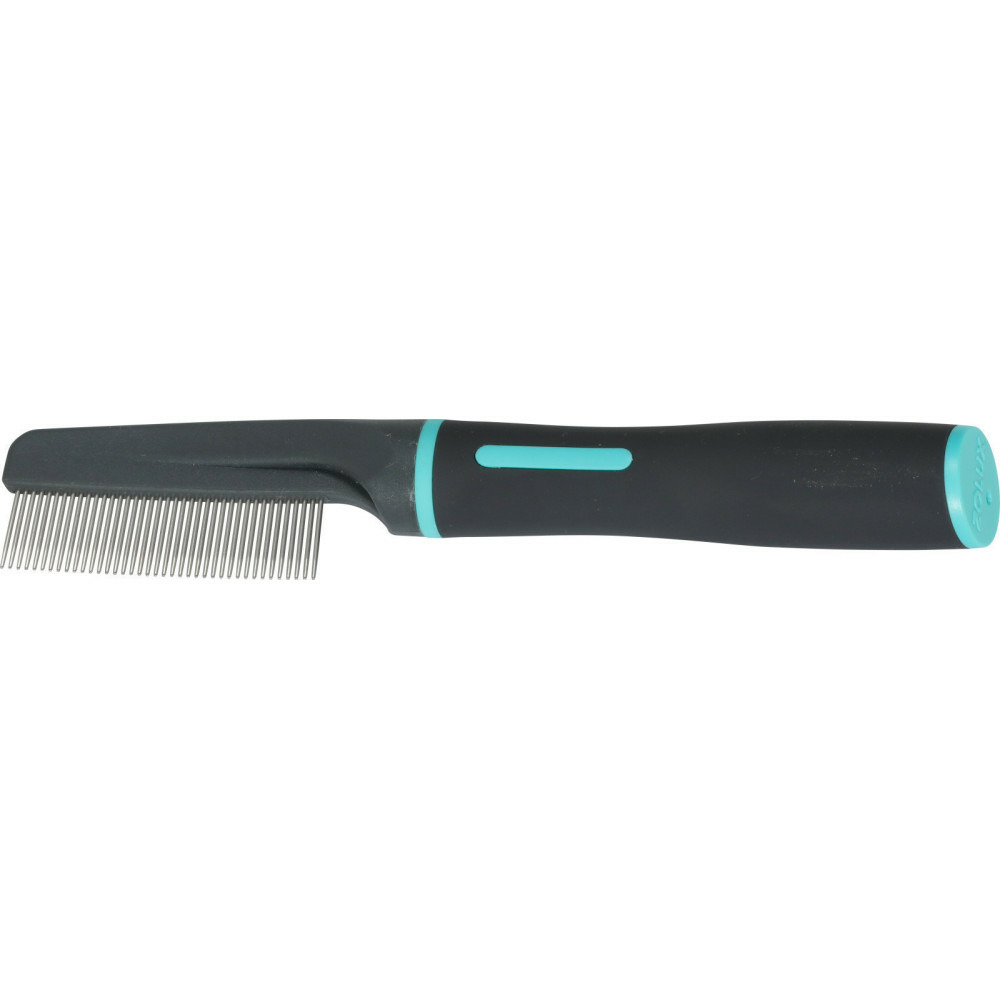 Peigne fin 21 cm, 40 dents pour chiens.