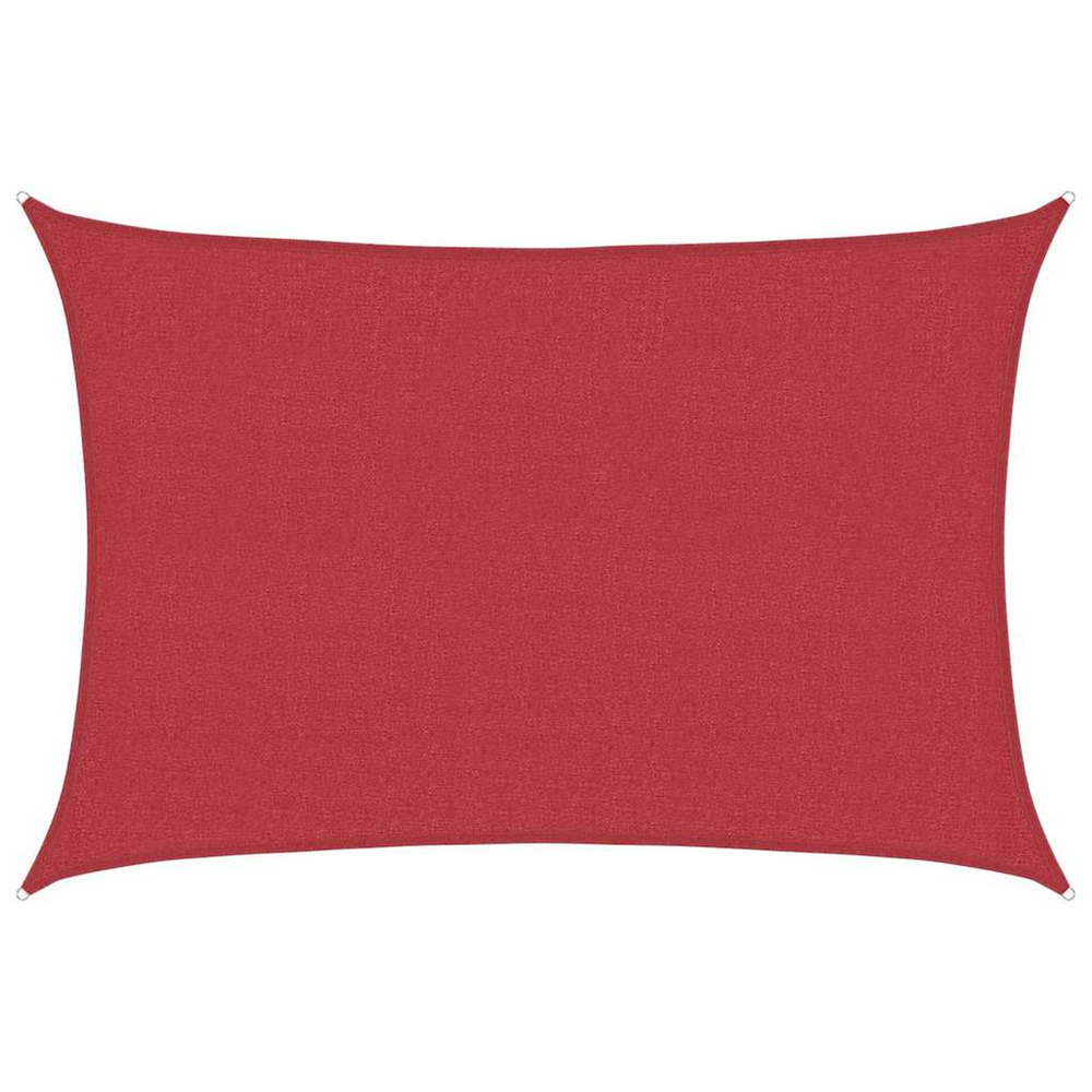 Voile d'ombrage 160 g/m² rouge 3,5x4,5 m pehd