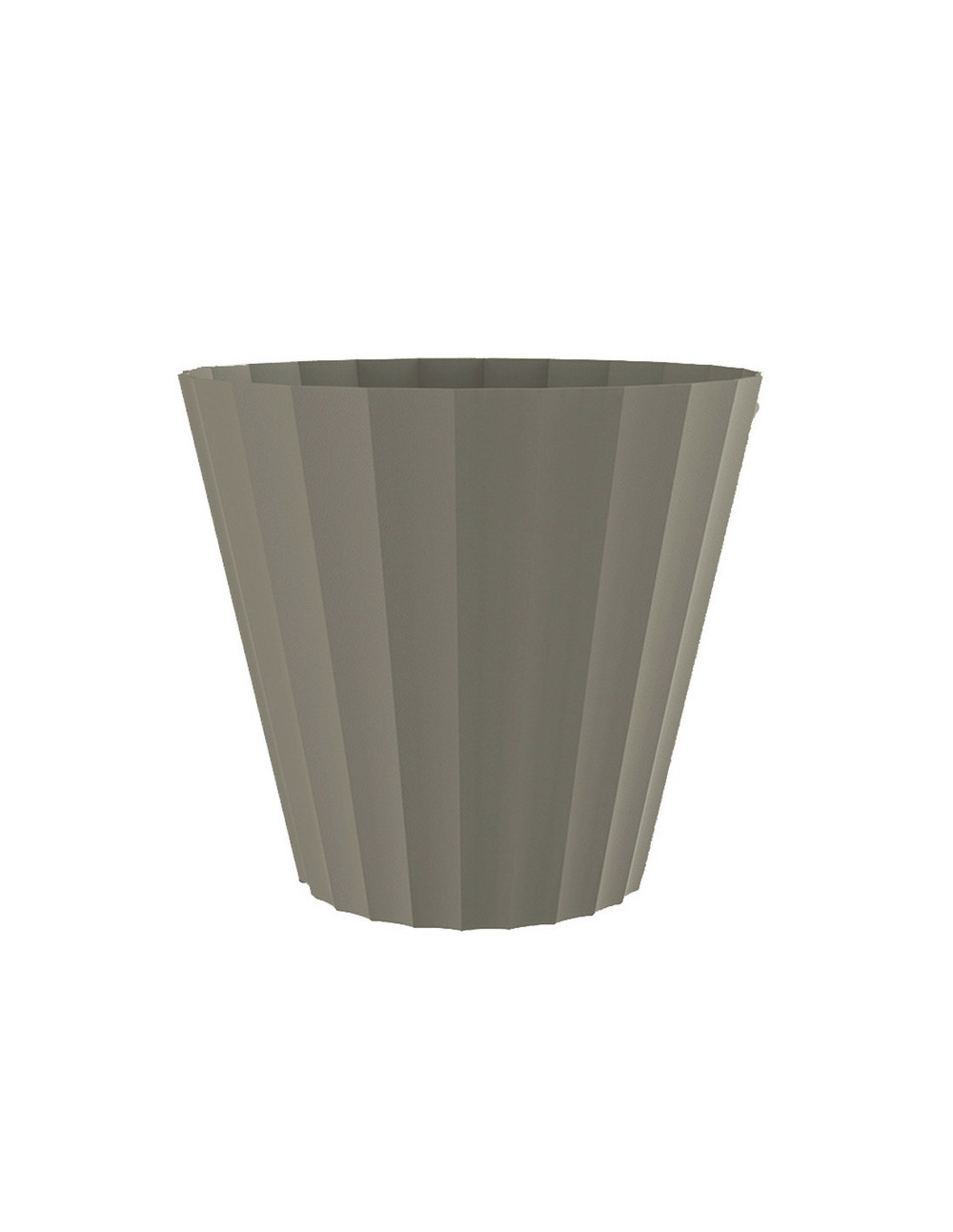 Pot d'injection doric couleur taupe ø22x20cm