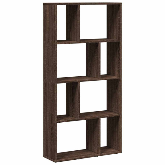 Bibliothèque chêne marron 60x20x120,5 cm bois d'ingénierie