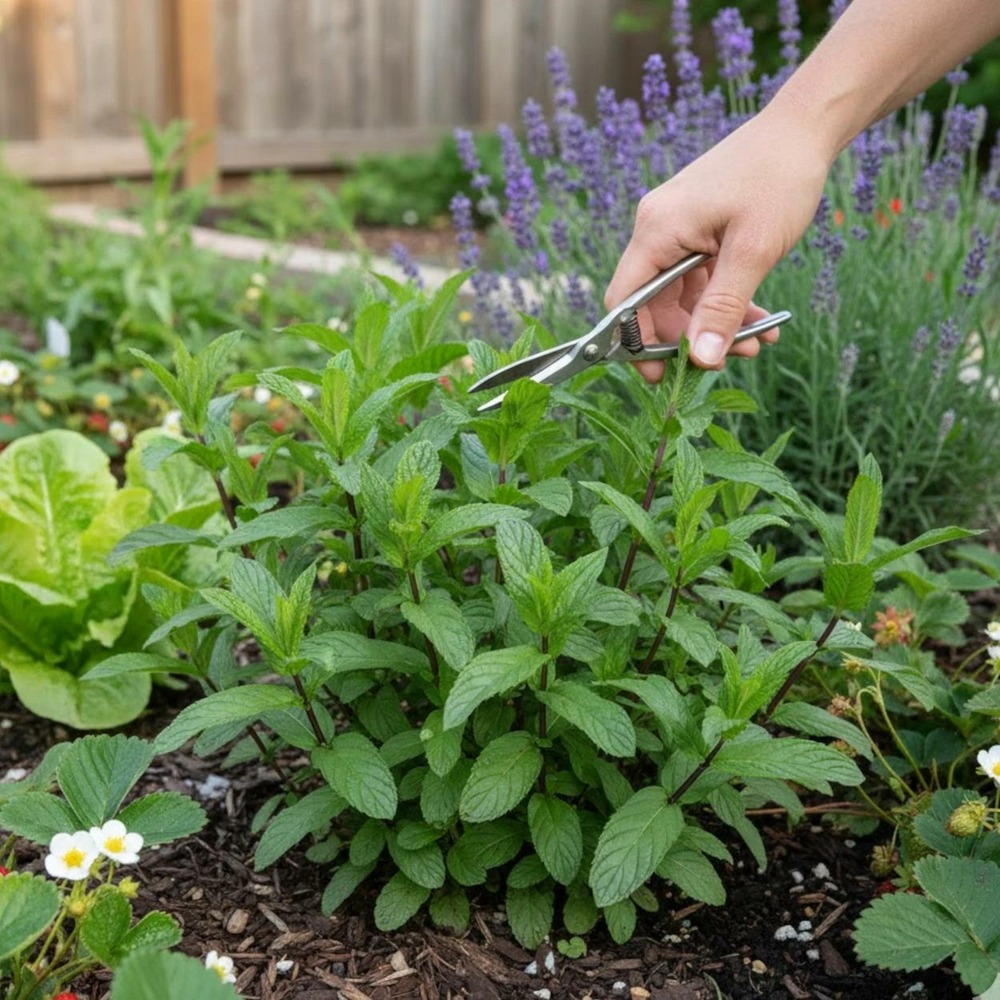 Menthe rouge - sans traitement lot de 3 godets