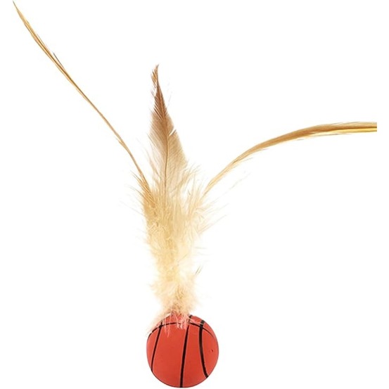 Jouet de ballon à plumes pour chat (lot de 2)
