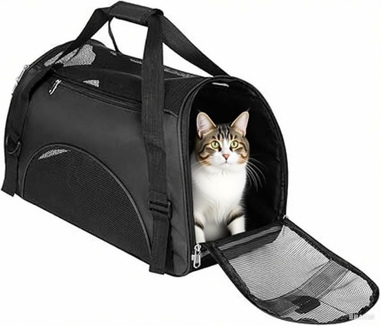 Sac de transport respirant avec bandoulière noir