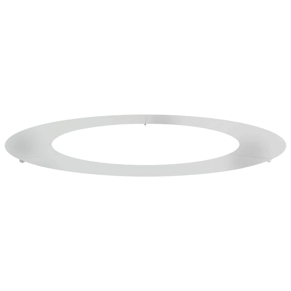 Adapté pour anneau d'arbre plat argent ø60/90 cm
