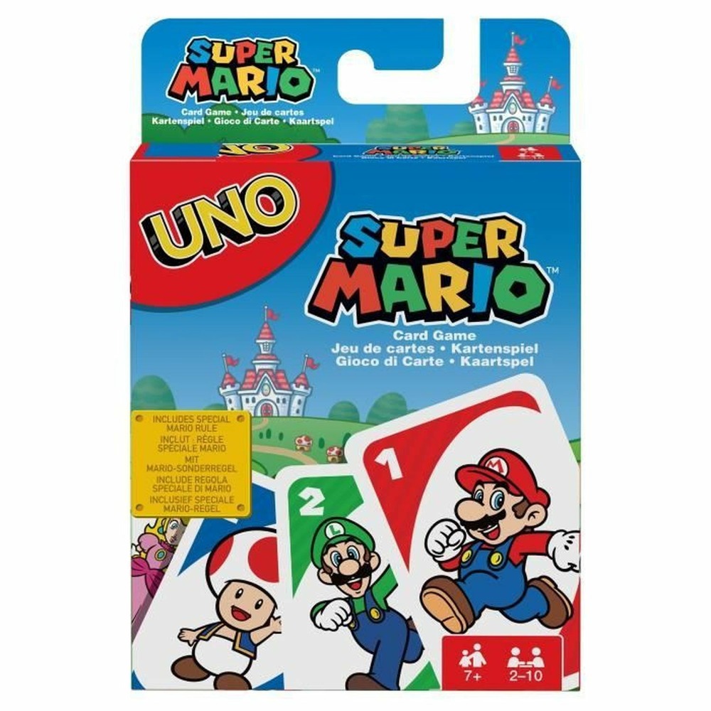 Jeu de cartes uno super mario bros mattel games