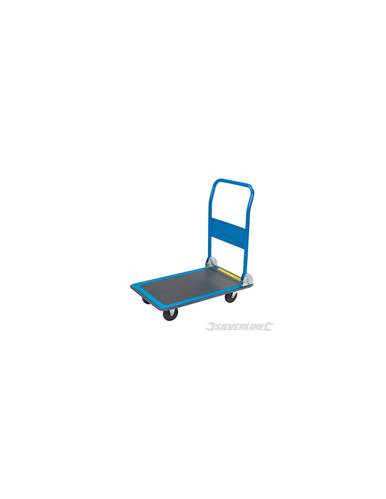 Silverline - chariot plateforme pliant - 150 kg