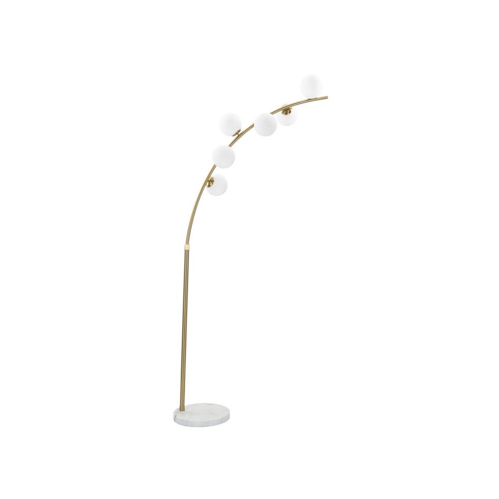 Lampadaire arc 6 sphères 