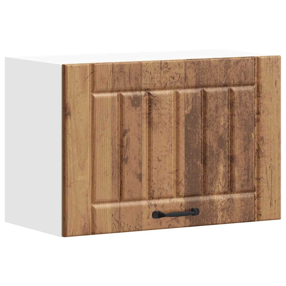 Armoire murale de cuisine lucca vieux bois bois ingénierie