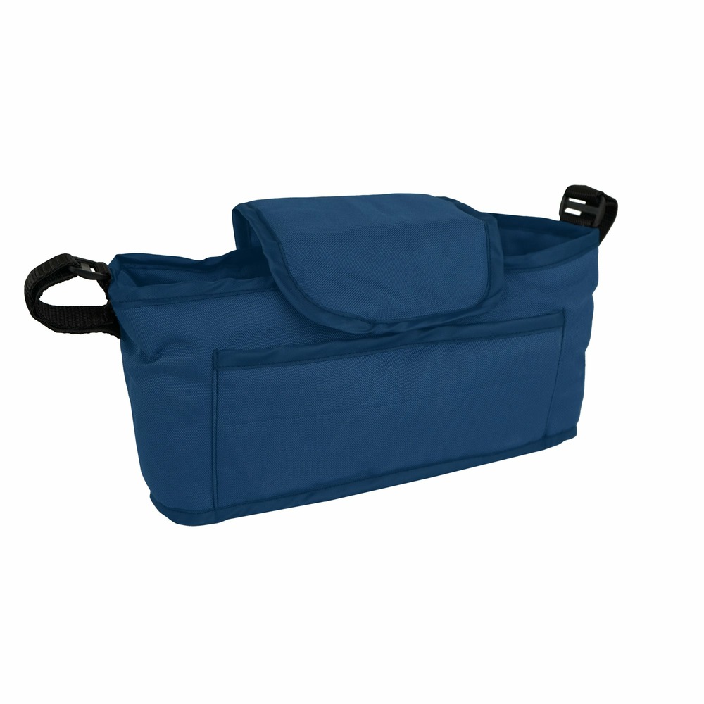 Sac caddy pour poussette pour animaux de compagnie bleu marine