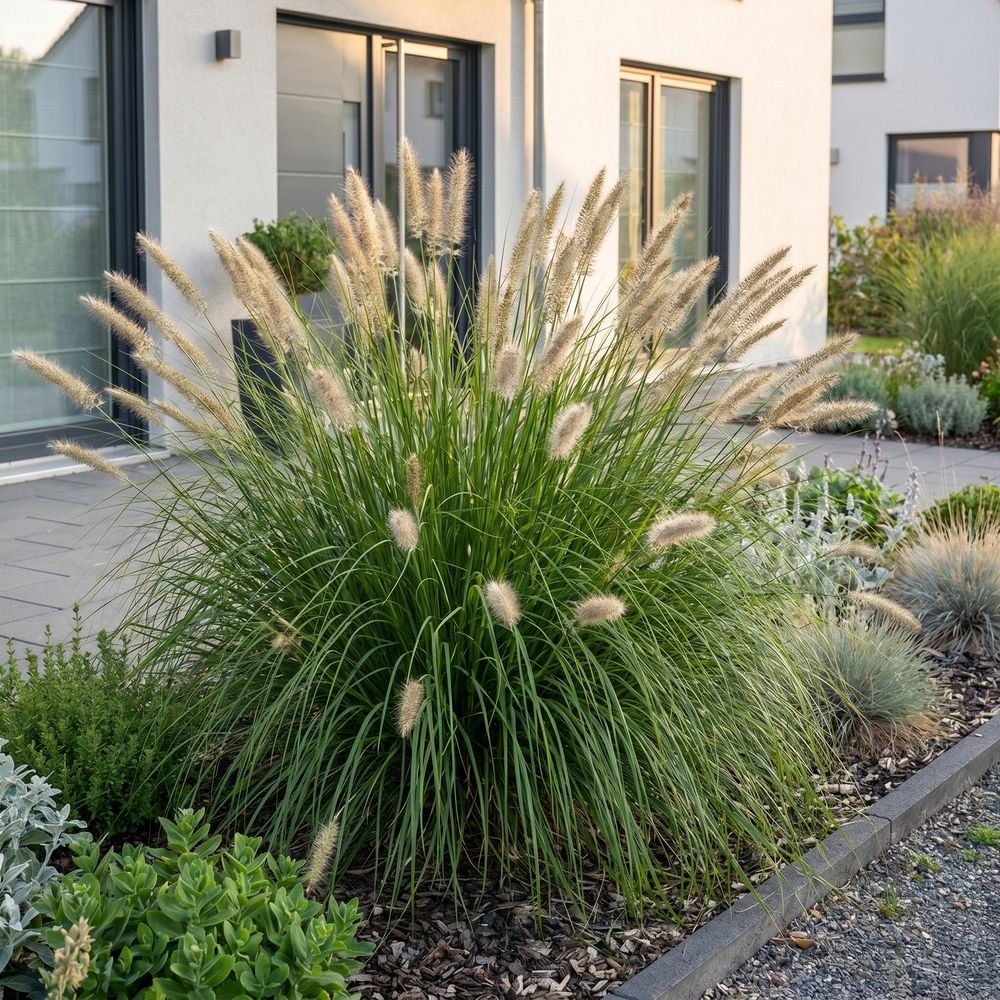 Pennisetum 'hameln' - pot 11 cm - hauteur 25 cm - plante d'extérieur