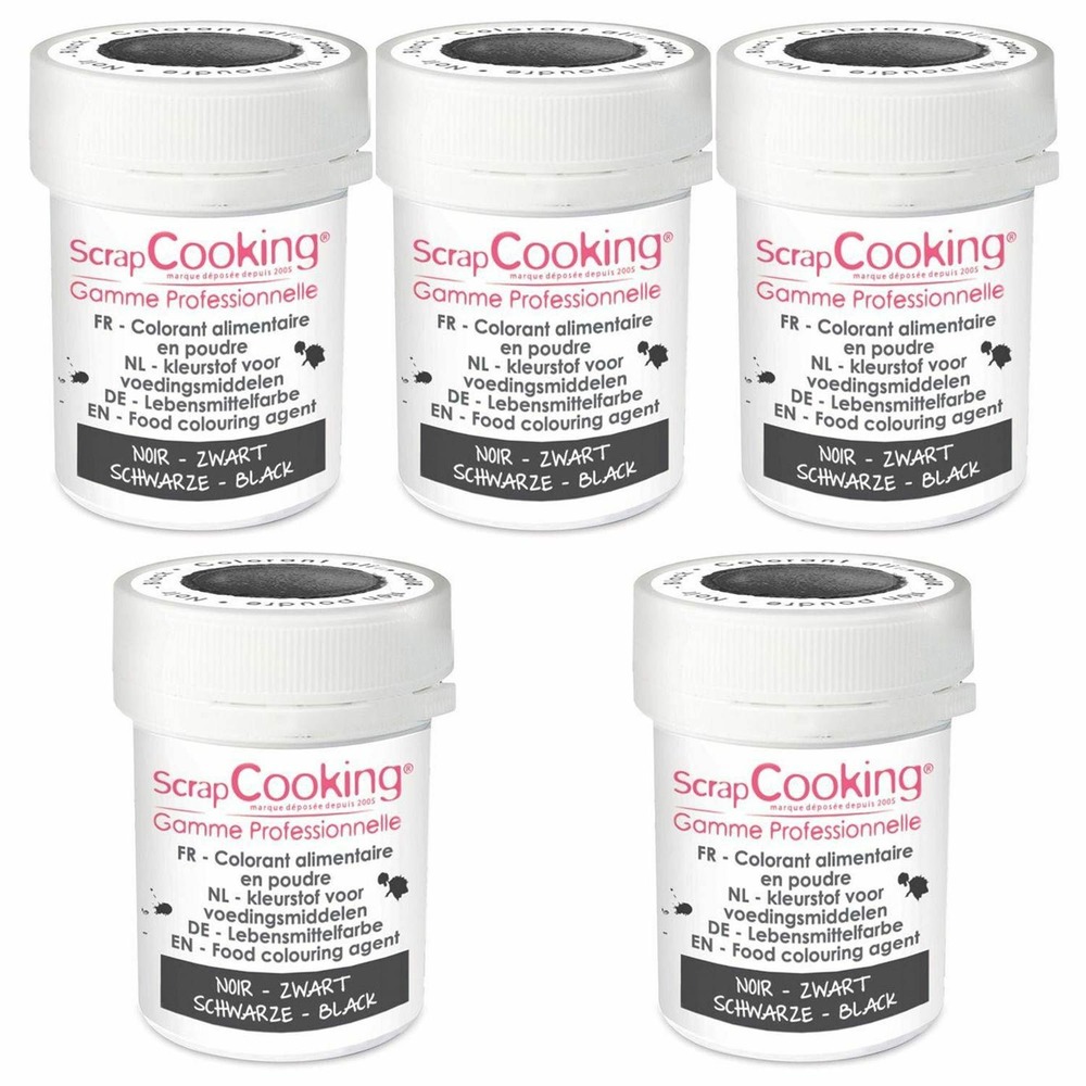 Colorant alimentaire en poudre noir 25 g