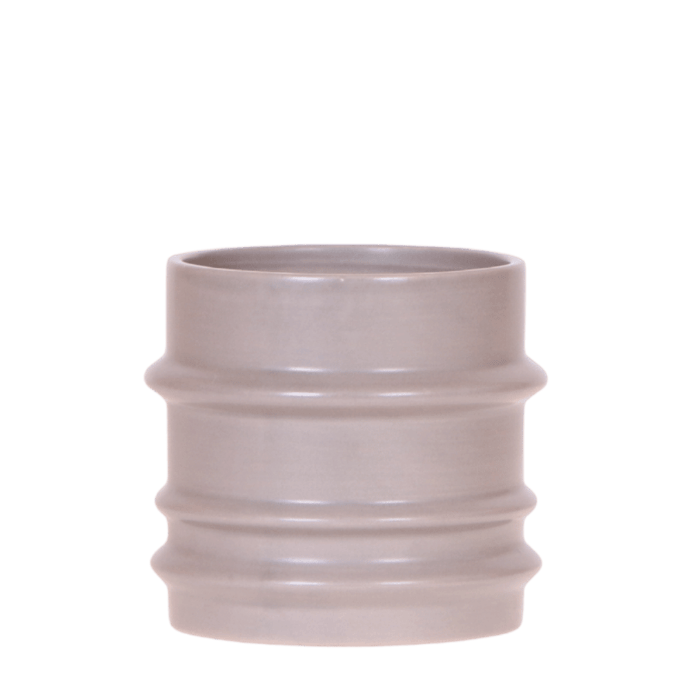 Cache-pot mellow gris - ø9 cm x h10,5 cm