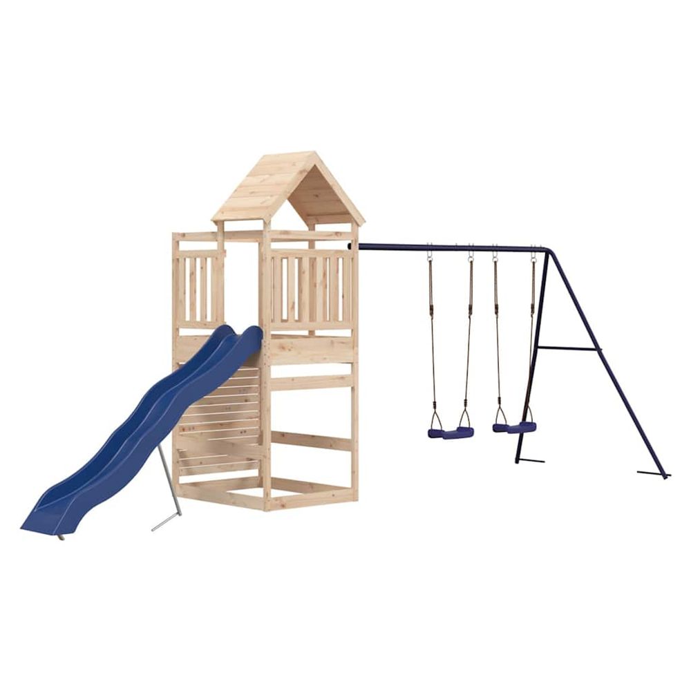 Aire de jeux d'extérieur bois de pin massif