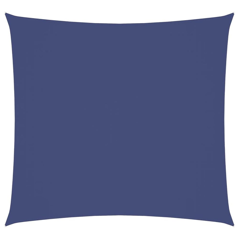 Voile de parasol tissu oxford carré 4x4 m bleu