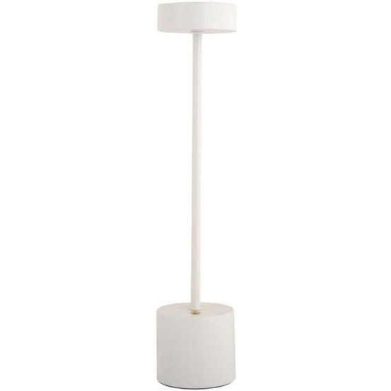 Lampe de table en métal ganard led blanc