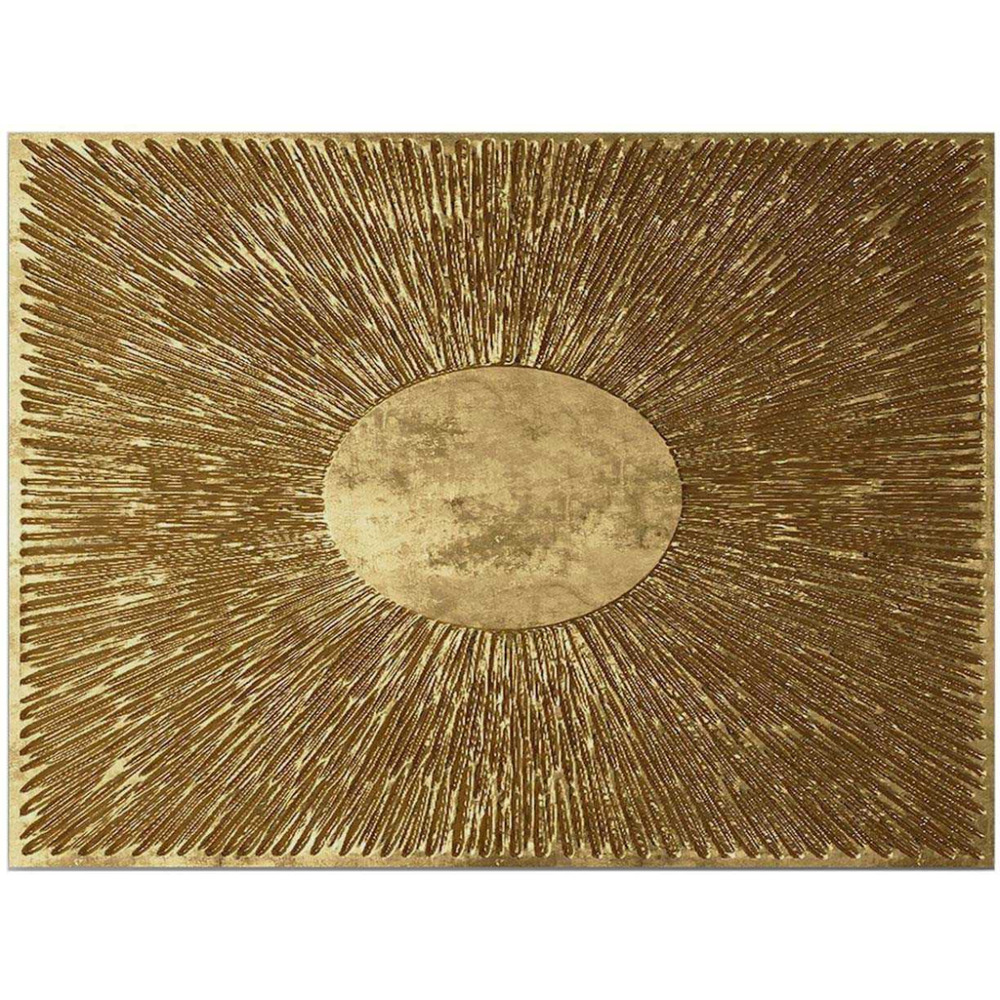 Tableau cercle et striure 70 x 100 cm