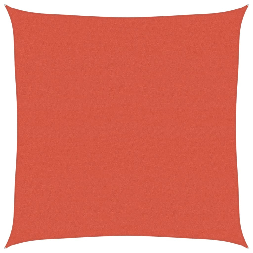 Voile d'ombrage 160 g/m² terre cuite 6x6 m pehd