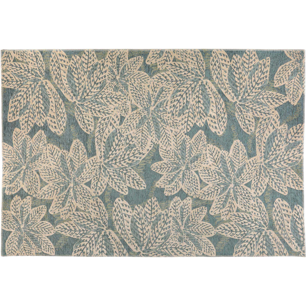 Tapis extérieur en polypropylène recyclé ariane acier 230 x 160 cm