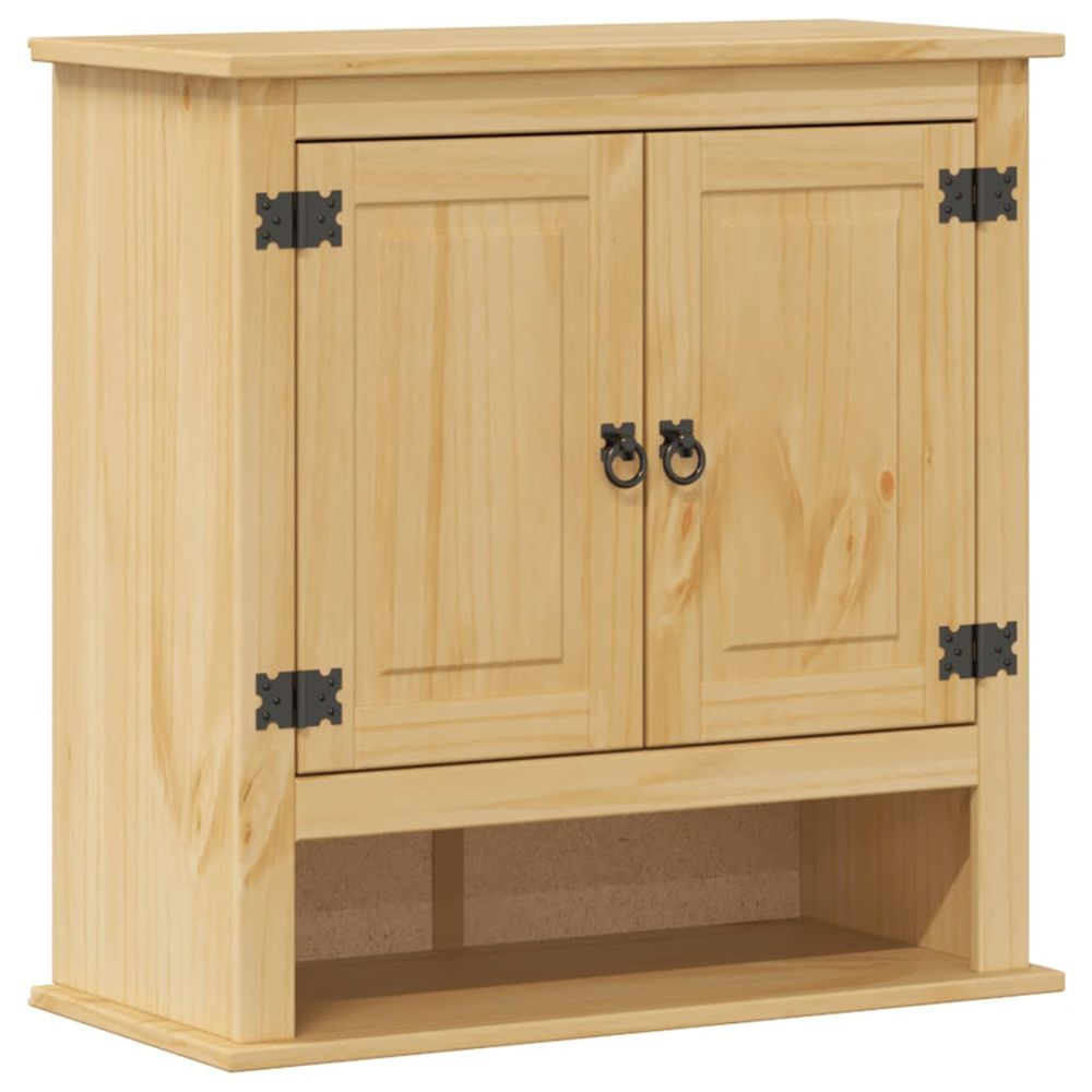 Armoire murale de salle de bain corona bois de pin massif