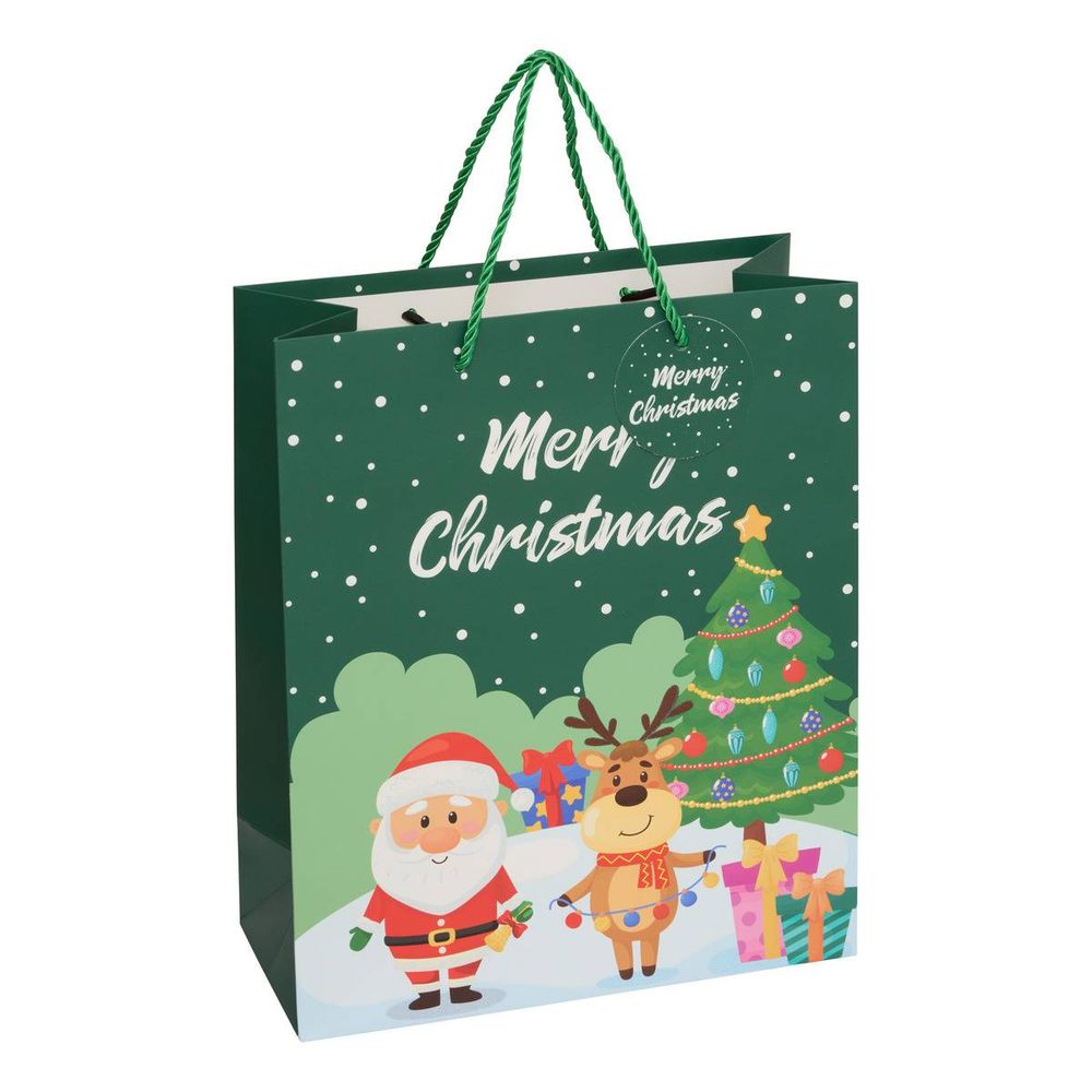 Sac cadeau père noël ludique moyen modèle