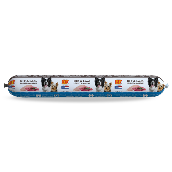 Saucisse au poulet et agneau pour chien, 800g