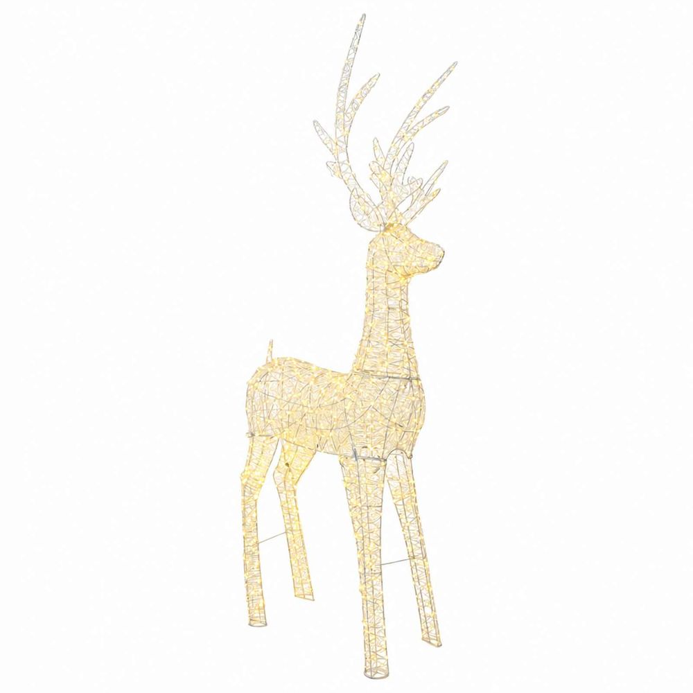 Renne de noël lumineux à led 1000 led blanc chaud