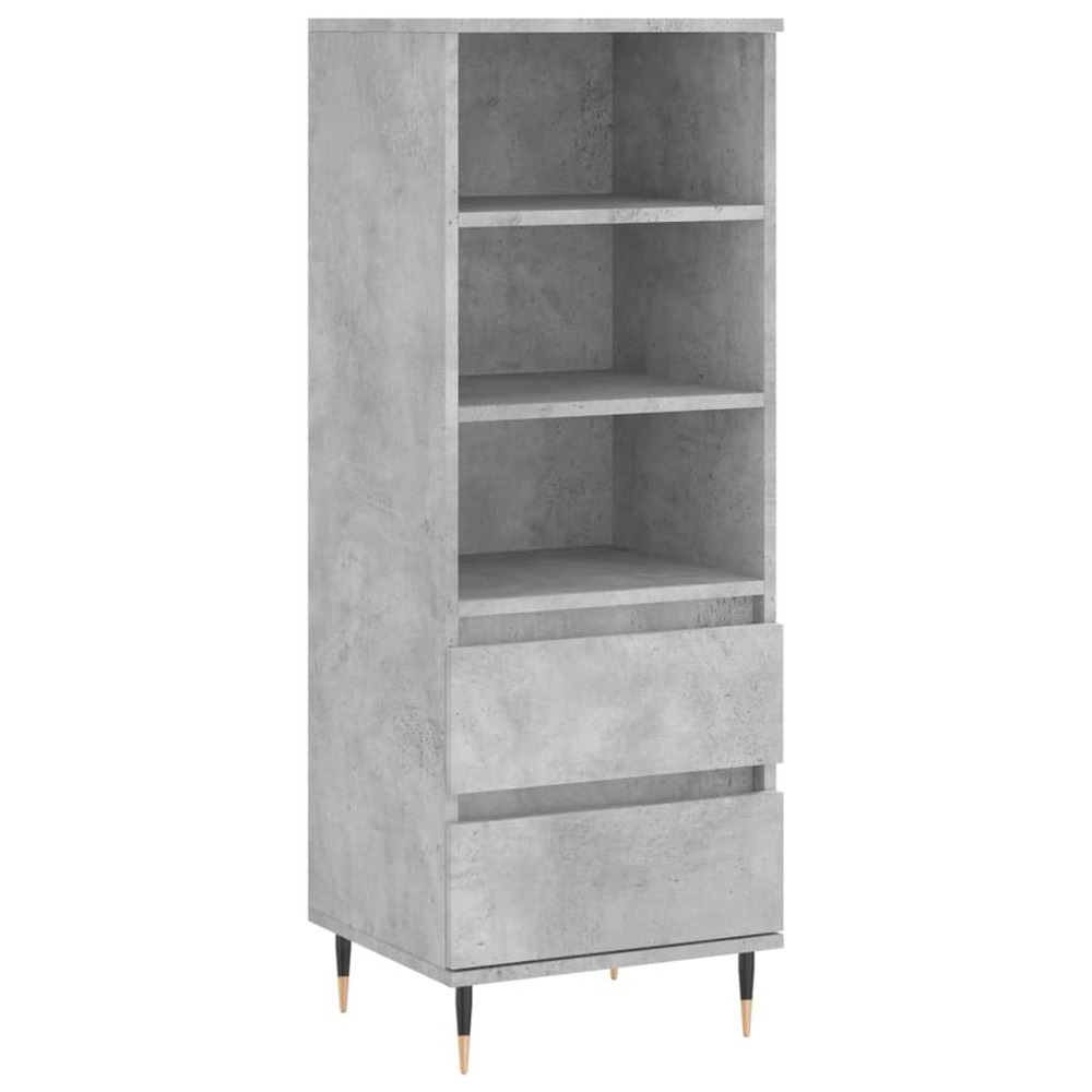 Buffet bahut commode armoire meuble de rangement organisateur cuisine salle de séjour salon haut 40 x 36 x 110 cm bois d'ingé