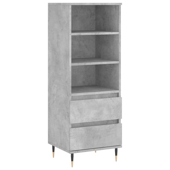 Buffet bahut commode armoire meuble de rangement organisateur cuisine salle de séjour salon haut 40 x 36 x 110 cm bois d'ingé