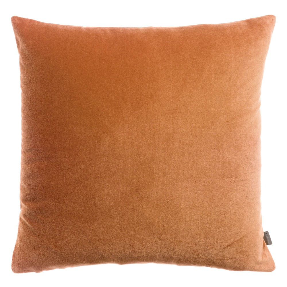 Coussin uni elise rouille 45 x 45 cm