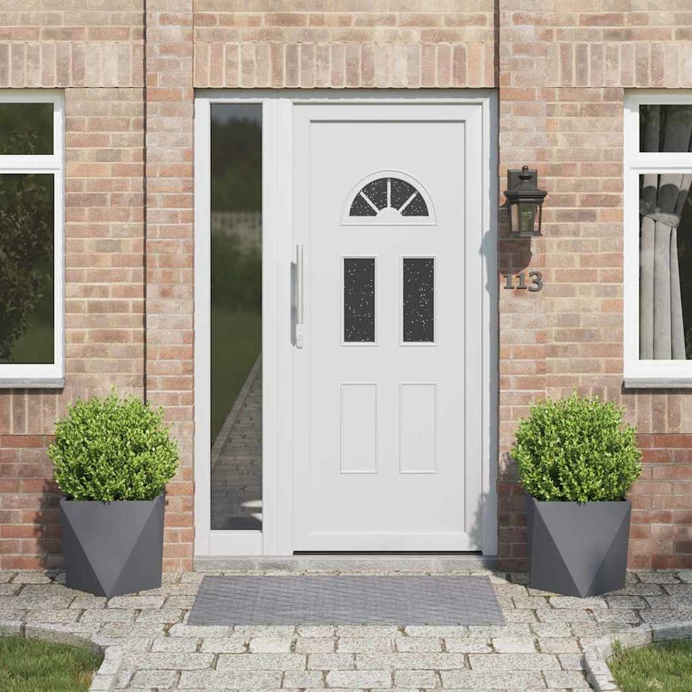 Jardinière 2 pcs anthracite 40 x 40 x 40 cm acier