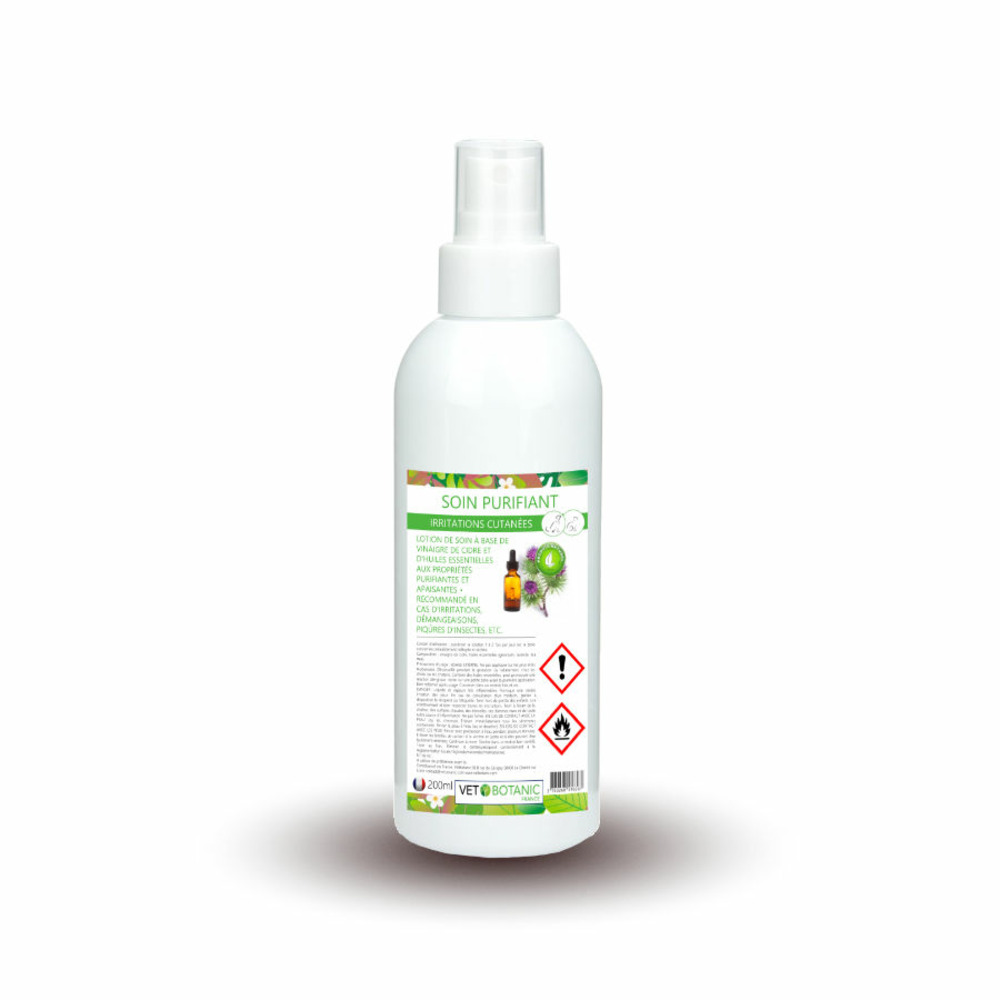 Soin purifiant - irritations cutanées chiens et chats