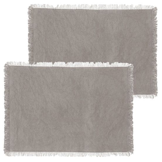 Lot de 2 sets de table en coton maha